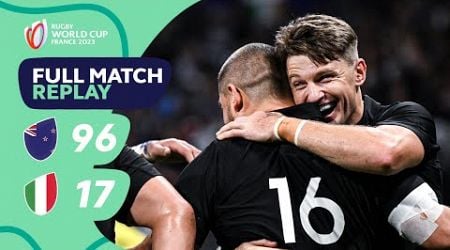 All Blacks&#39; 14 tries stun the Azzurri | New Zealand v Italy | Rugby World Cup 2023 Full Match Replay