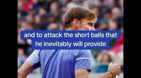 How Goffin took advantage of Zverev&#39;s passive game in #shanghai! #tennis #atp #zverev #fyp #shorts