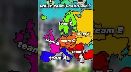 Which team would win? #mapping #europe #geography #poland #map #viralvideo #history