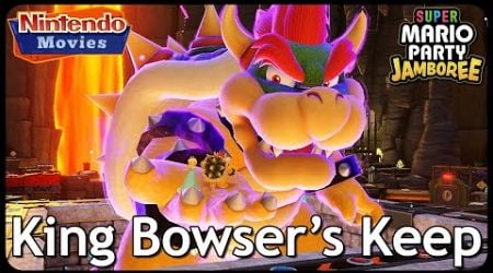 Super Mario Party Jamboree: King Bowser&#39;s Keep (4 players, Bowser VS Boo VS Bowser Jr. VS Spike)