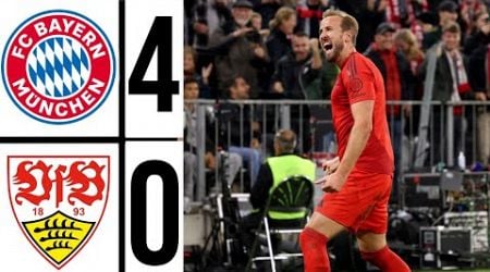 bayern munich vs stuttgart | bayern stuttgart extended highlights bundesliga | harry kane hattrick