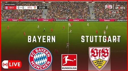 BAYERN GEGEN STUTTGART LIVE | BUNDESLIGA 24 -25 | SIMULATION &amp; LIVE-ERGEBNI