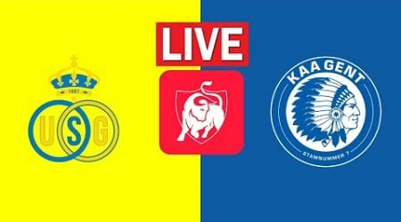 Union Saint-Gilloise vs KAA Gent Football Live Belgian Pro League-Round 11 match Live