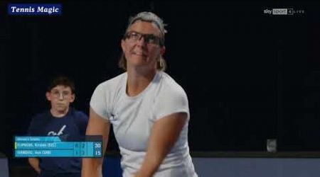 2024 Luxemburg Open R1 Flipkens vs Ivanovic