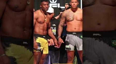 Francis Ngannou vs. Renan Ferreira - The heavyweights had an intense staredown at the PFL weigh ins.