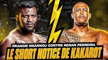 FRANCIS NGANNOU CONTRE RENAN FERREIRA | Le short notice de Kakarot