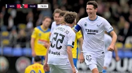 KVC Westerlo vs Club Brugge 1-2 Highlights | Westerlo - Club Bruges | Jupiler Pro League 2024 D1A