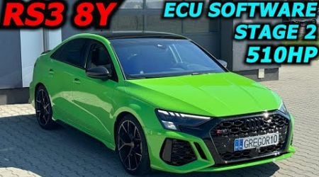 Audi RS3 8Y 510HP Slovakia STAGE 2 ECU SOFTWARE GREGOR10 MG1CS163 2.5TFSI DNWC ChipTuning 5 Cylinder