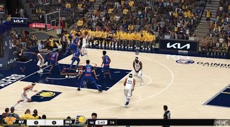 NBA 2K25 - New York Knicks vs Indiana Pacers - Gameplay (PS5 UHD) [4K60FPS]