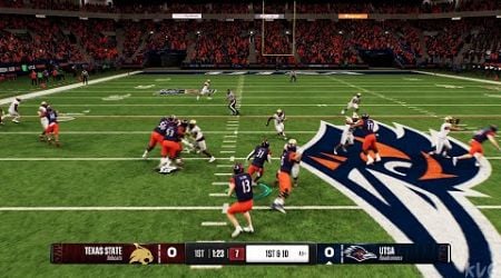 EA SPORTS College Football 25 - Texas State Bobcats vs UTSA Roadrunners - Gameplay (UHD) [4K60FPS]