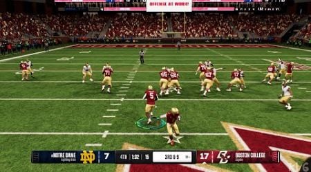 EA SPORTS College Football 25 - Notre Dame Fighting Irish vs Boston College Eagles - Gameplay [4K]