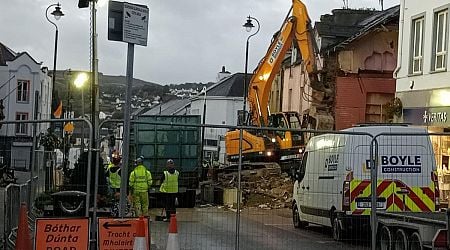 Funland no more as demolition works underway on Letterkenny's Main Street