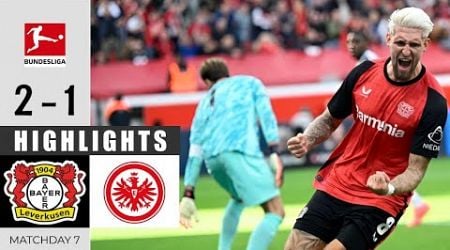 Leverkusen gegen Frankfurt 2 - 1 | HIGHLIGHTS &amp; GOALS | Bundesliga 2024/25