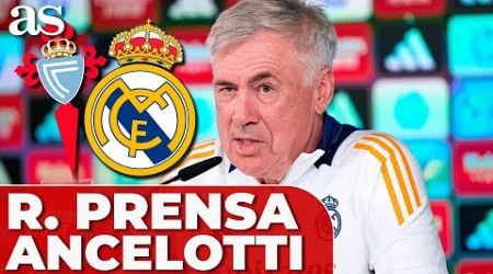 ANCELOTTI, rueda de prensa COMPLETA PREVIA al CELTA DE VIGO vs. REAL MADRID