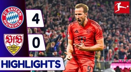 Bayern Munich vs VfB Stuttgart (4-0) | All Goals &amp; Extended Highlights | Bundesliga 2024/25