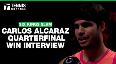 Carlos Alcaraz Excited for Matchup With Nadal | Six Kings Slam On-Court Interview