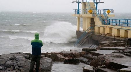 Storm Ashley: Orange warning for seven counties as 130kmh gusts of wind leaves 10,000 homes without power; number of flights cancelled