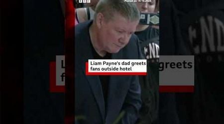 Liam Payne&#39;s father visits the hotel where his son died. #LiamPayne #BBCNews