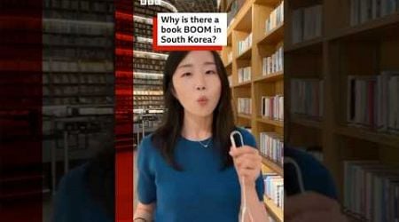 Why is there a book boom in South Korea? #HanKang #Books #BBCNews