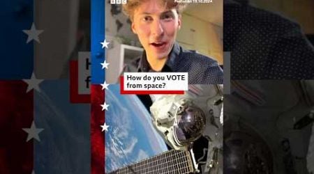 How do you vote from space? #USElection #Astronaut #BBCNews