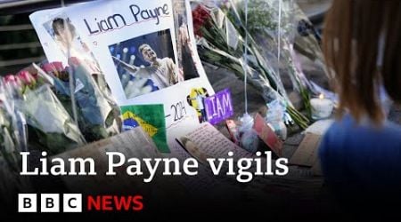 Liam Payne fans across the world hold vigils for singer | BBC News