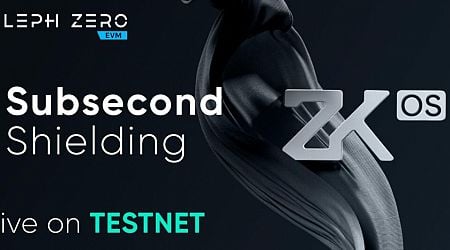 Aleph Zero Launches Subsecond Shielding on Testnet, Delivering Client-Side ZK Privacy for DeFi