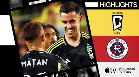 Columbus Crew vs. New England Revolution | Alexandru Matan Hat Trick! | Full Match Highlights