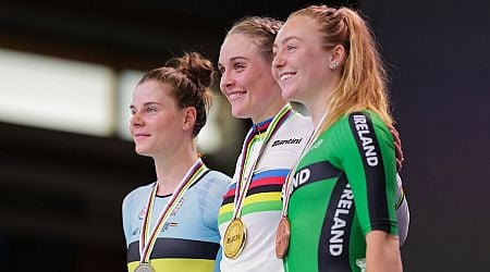 Olympian Lara Gillespie claims world cycling bronze medal for Ireland on the track