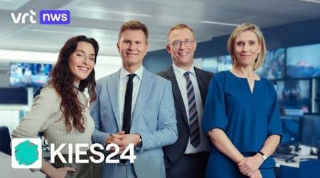 KIES24: Bekijk de verkiezingsmarathon van VRT NWS live