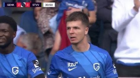 KRC Genk vs St Truiden 3-2 Jarne Steuckers, Tolu Arokodare &amp; Zakaria El Ouahdi score in win