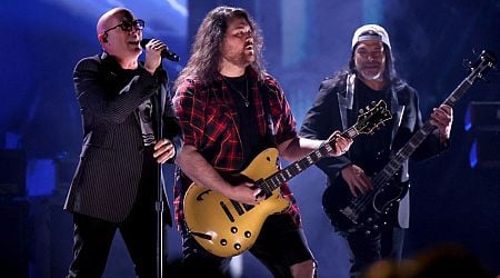 Tool's Maynard and Wolf Van Halen, and Rob Trujillo Perform 'Crazy Train' at Ozzy Osbourne's RRHoF Induction