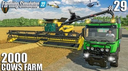 Buying a NEW Harvester &amp; HUGE Upgrade | 2000 Cows Farm | Timelapse #29 | Farming Simulator 22