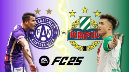 SK Rapid WIEN VS Austria WIEN wer wird gewinnen in Fifa25 (Live)