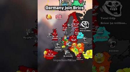 Germany join Brics #germany #brics #europe #geography #mapping