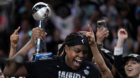 Liberty centre Jonquel Jones takes home WNBA Finals MVP award