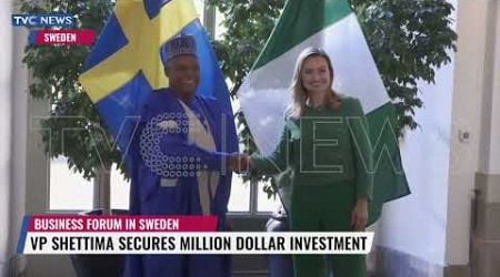 Vice President Kashim Shettima Secures Million Dollar Investment For Nigeria In Sweden