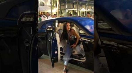 Young billionaire lady boss getting her luxurious Rolls Royce #billionaire #monaco #luxury#lifestyle