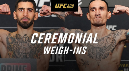 Video: UFC 308 Ceremonial Weigh-ins