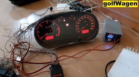 VW Instrument cluster KW1281Test ActuatorTest via VAG kkl