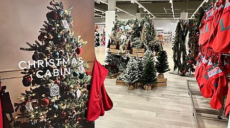 I found a 'Christmas Cabin' at a Birmingham Marks & Spencer taking me back to my childhood