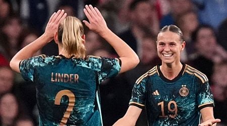 England Women 3-4 Germany Women: Lionesses' defence collapses in seven-goal thriller at Wembley