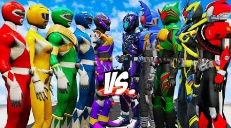 MIGHTY MORPHIN POWER RANGERS VS TEAM KAMEN RIDER - EPIC SUPERHEROES WAR