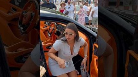 SEXY BILLIONAIRE ARRIVING WITH MERCEDES BENZ BRABUS #monaco #supercars #shorts #viral #trending #fyp