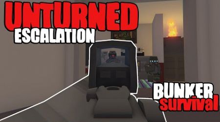 I Lived In A BUNKER For 24 Hours In Unturned ... (Unturned Survival Part 1)