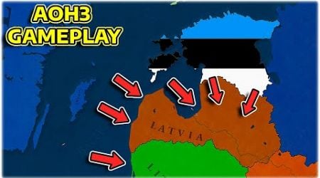 Age Of History 3 - ESTONIA GAMEPLAY!