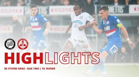 HIGHLIGHTS | SK Sturm Graz - GAK 1902 | 10. Runde ADMIRAL Bundesliga