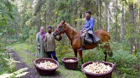 Happy Independent Life of Self-Sufficient Families In Remote Villages of Russia