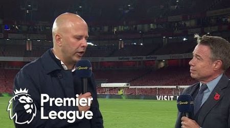 Arne Slot: Bukayo Saka played &#39;an outstanding game&#39; v. Liverpool | Premier League | NBC Sports