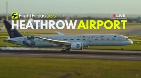 Heathrow Airport Live - Monday 28th October 2024