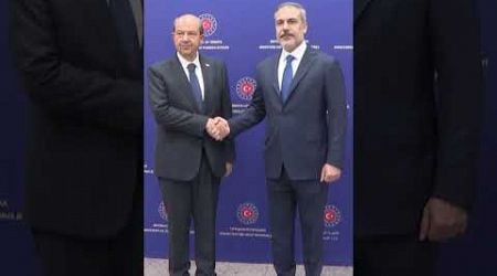 Minister Fidan meets with Turkish Cypriot President Tatar in Ankara